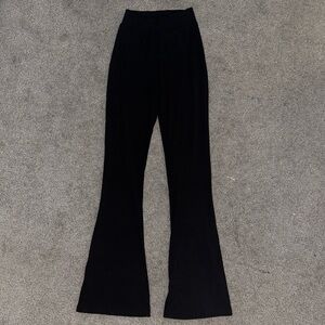 Nasty Gal collection black flare pants